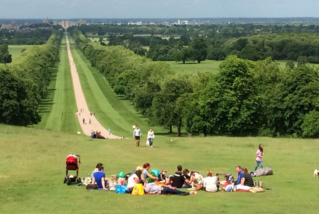 picnic on the long walk. photo by Chris Brown